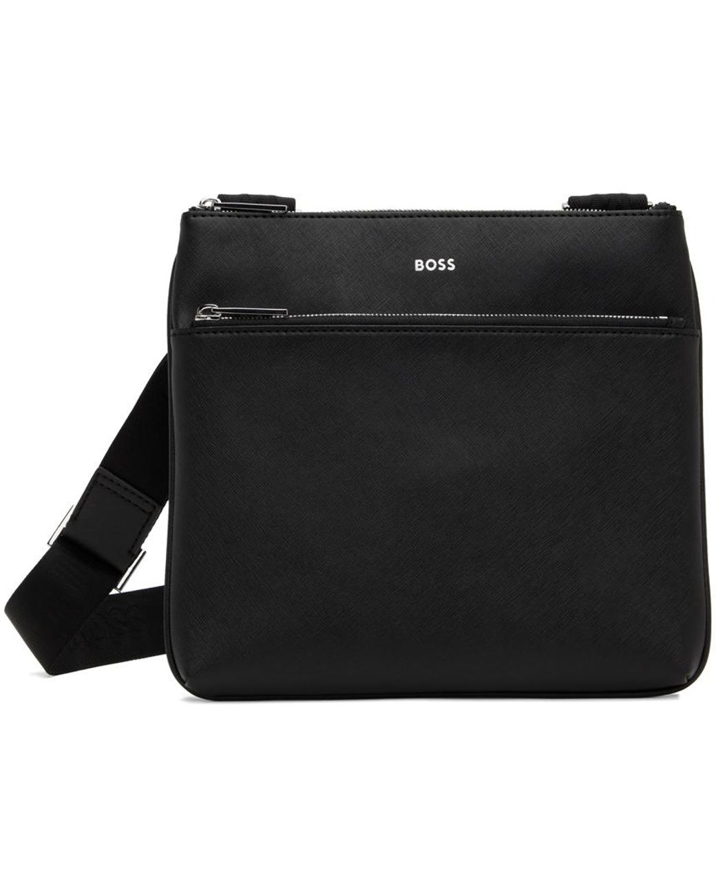 BOSS by HUGO BOSS Black Envelope Bag for Men | Lyst Australia