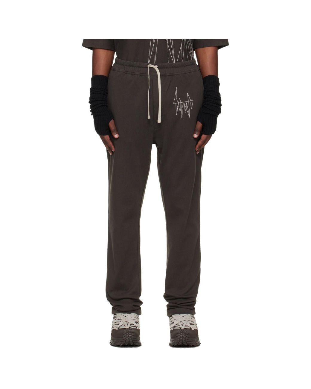 Rick Owens Black Moncler + Jogger Sweatpants for men