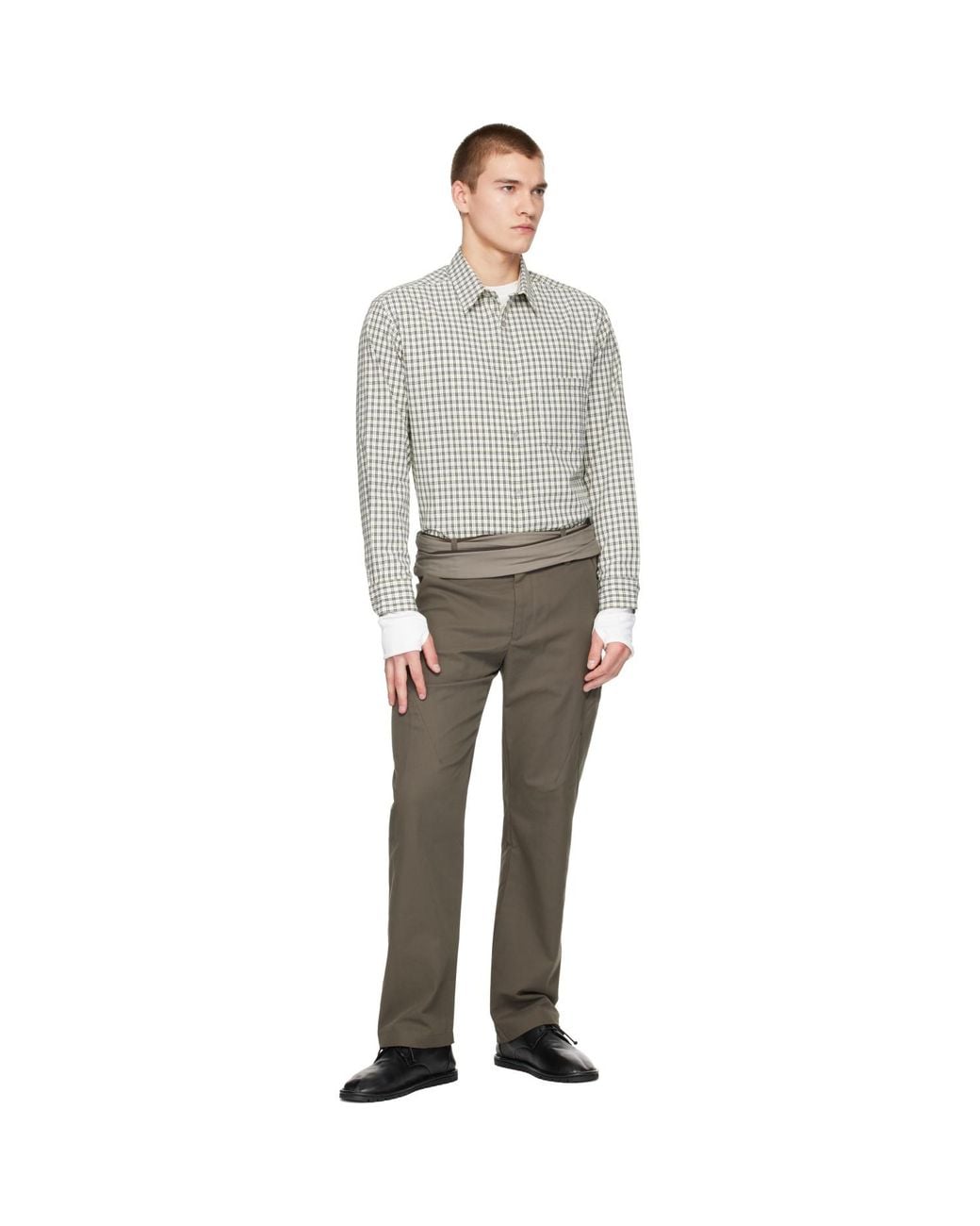 Post Archive Faction PAF Gray Khaki Climber Trousers for men