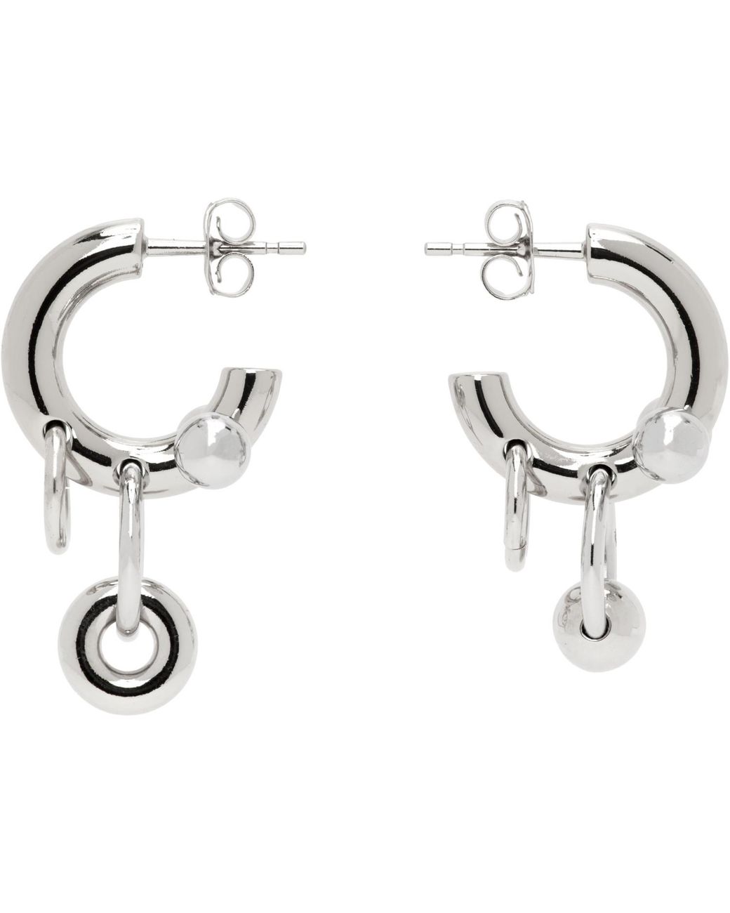 Justine Clenquet Metallic Cecilia Earrings for men