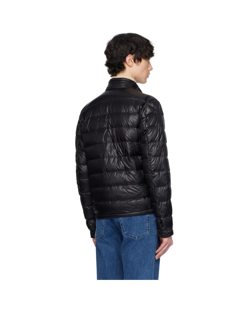 Moncler Black Acorus Short Down Jacket for men