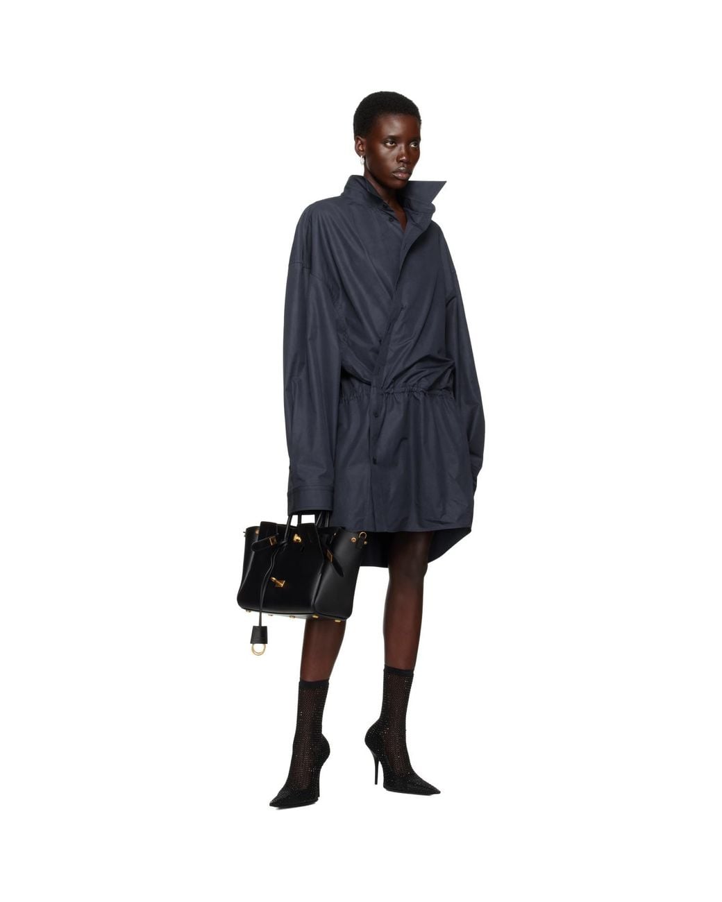 Balenciaga Black Bel Air Small Carry All Bag