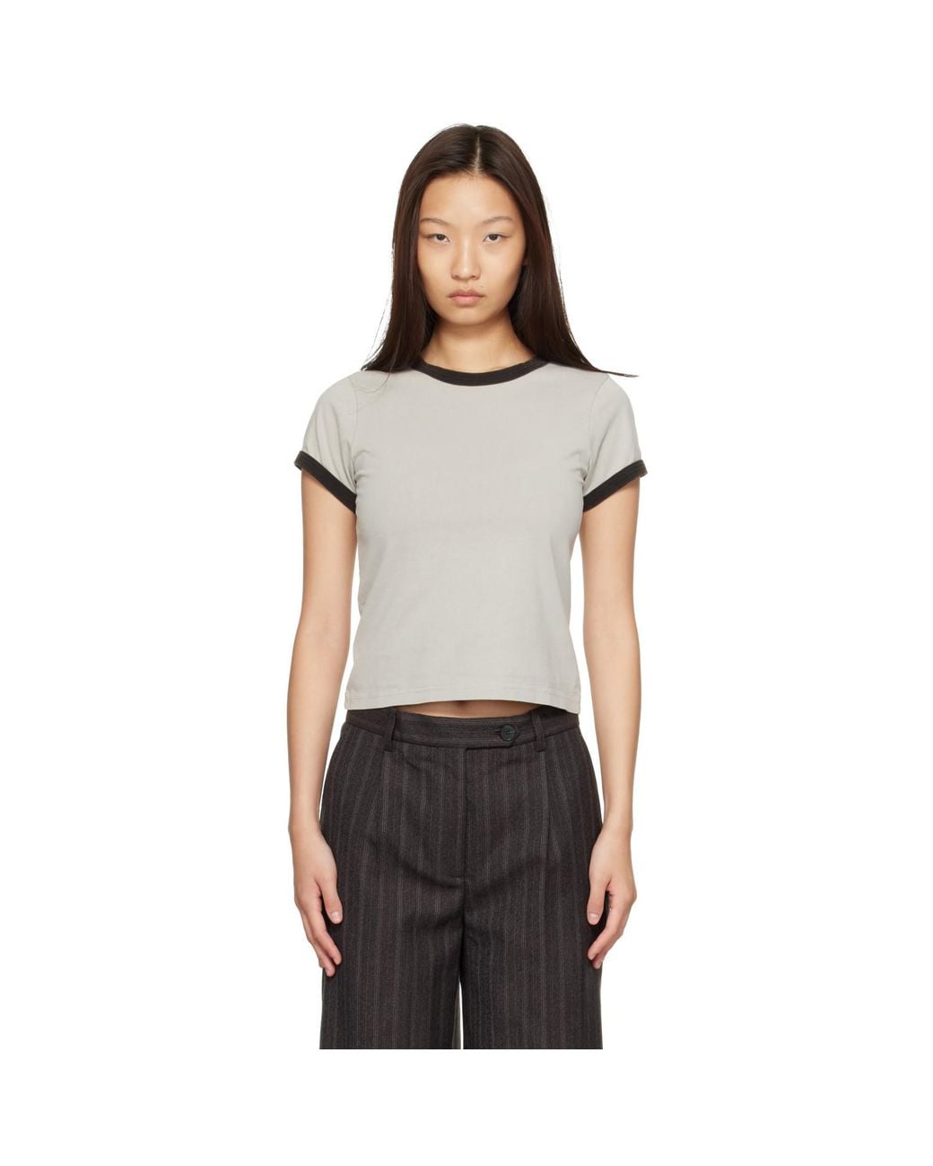 mfpen Black Taupe Ringer T-Shirt