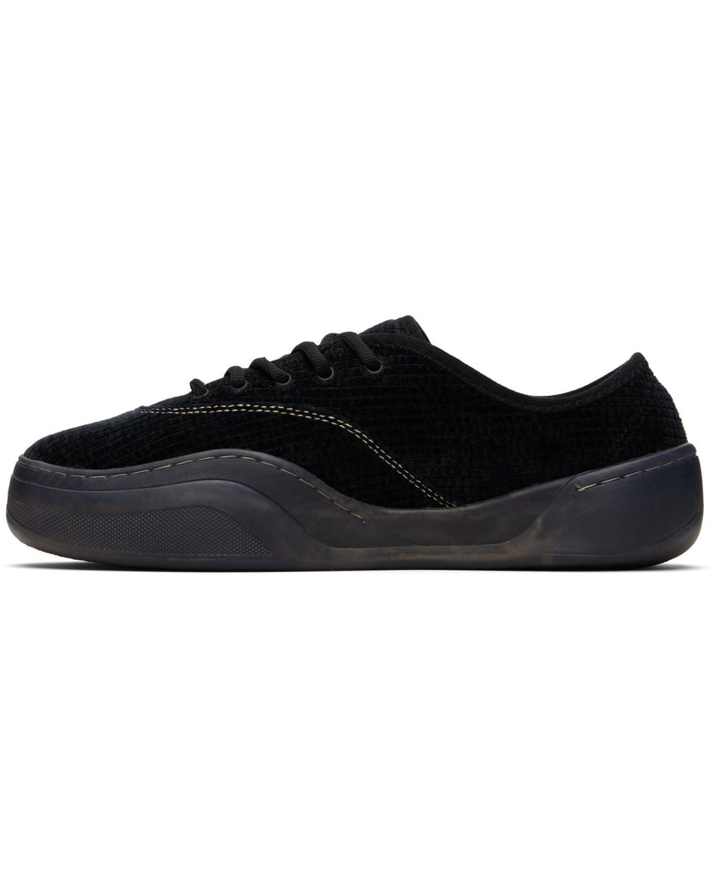 ERL Black Corduroy Coupe Sneakers for men