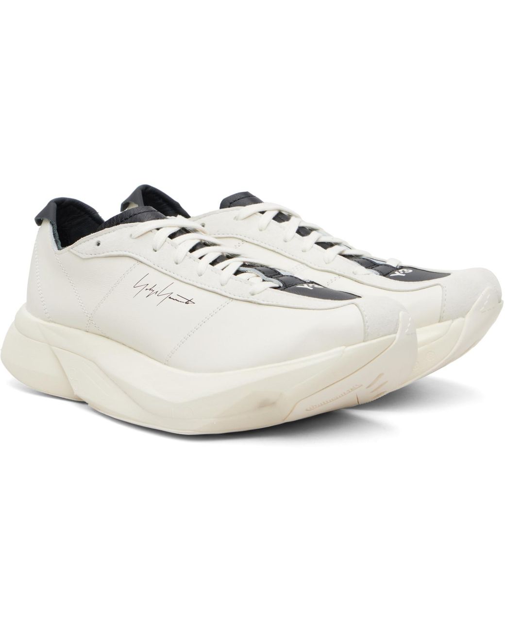 Y-3 Black Off- Adios Pro 3.0 Lx Sneaker for men