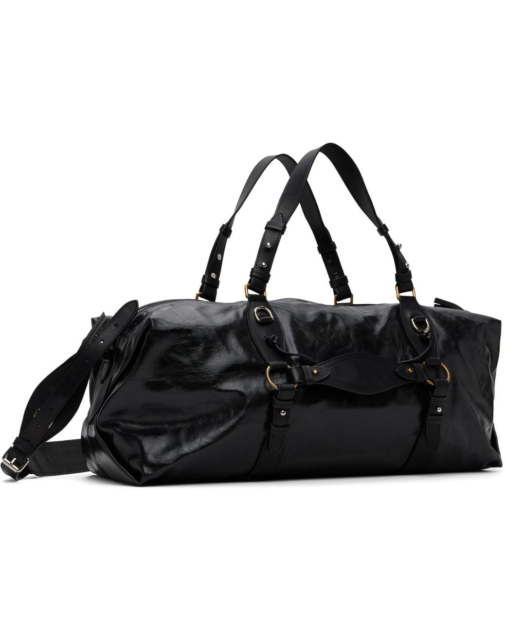 Isabel Marant Black Tilpa Weekender Duffle Bag