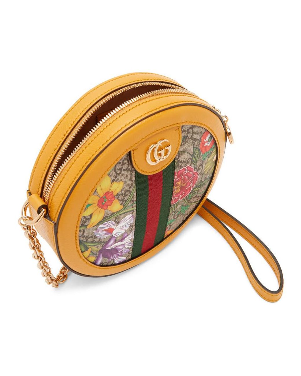yellow round purse