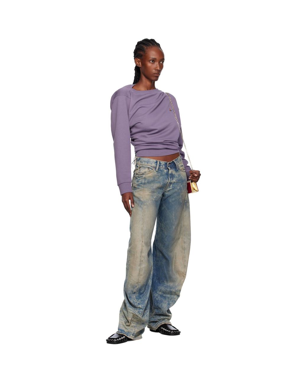 Vivienne Westwood Hebo Sweatshirt in Purple | Lyst