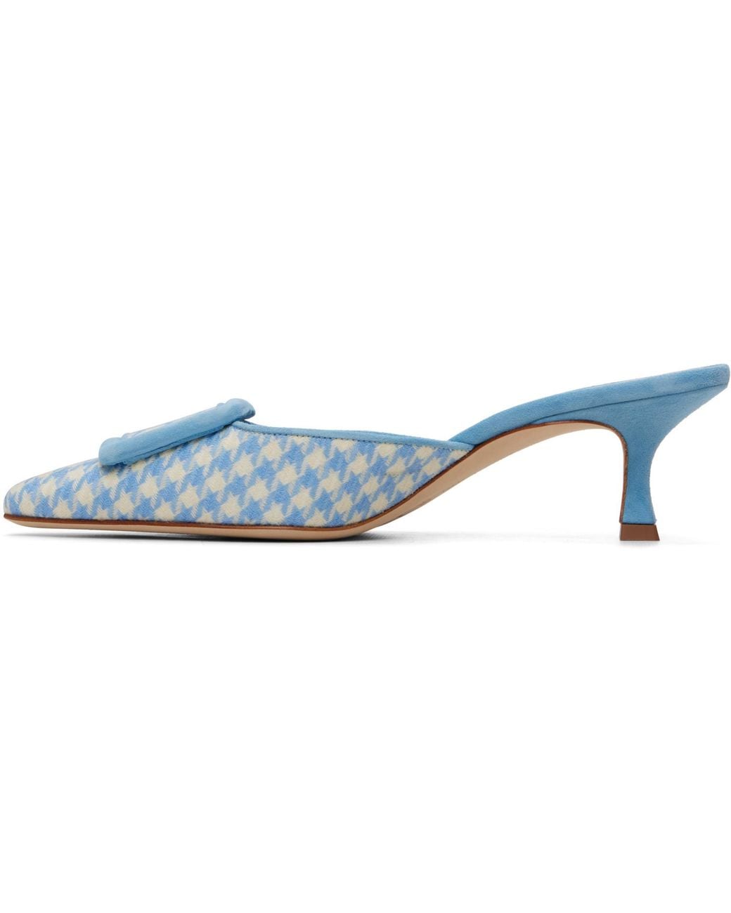 Manolo Blahnik Blue Maysalebi Heels