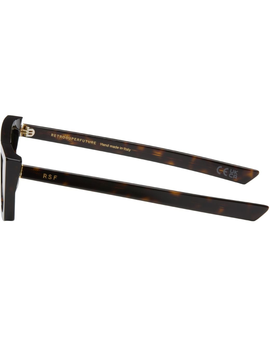 メンズ Retrosuperfuture ブラウン Fred サングラス Green