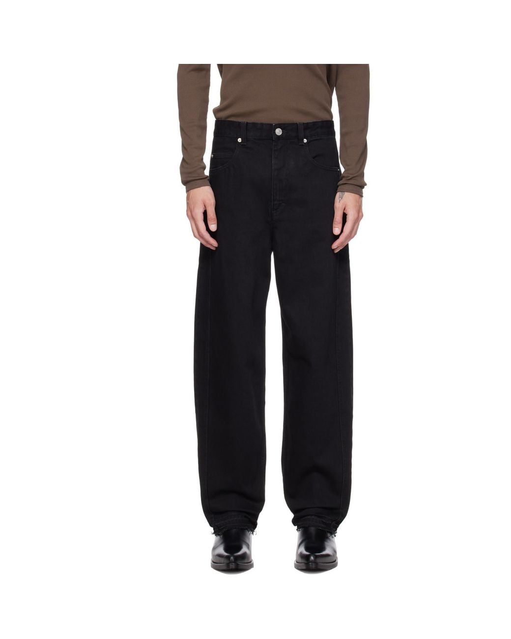 Isabel Marant Black Jorian Jeans for men
