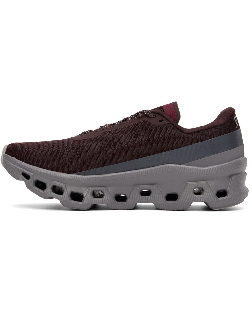 On Shoes Brown Burgundy Cloudmster 1 Sneakers for men