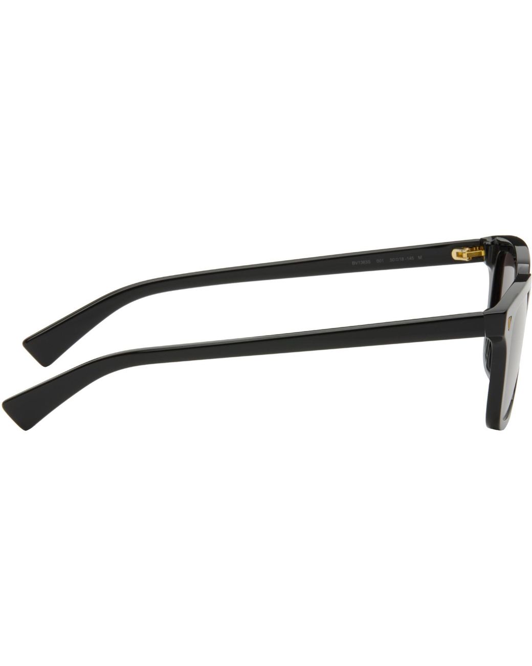 Bottega Veneta Black Square Sunglasses for men