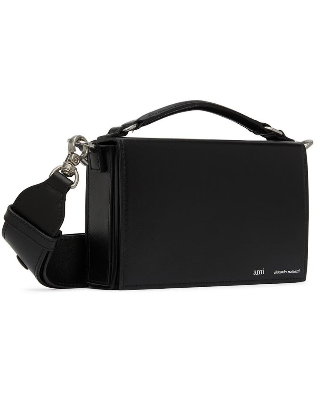 Ami Paris Lunch Box Bag in Black for Men | Lyst