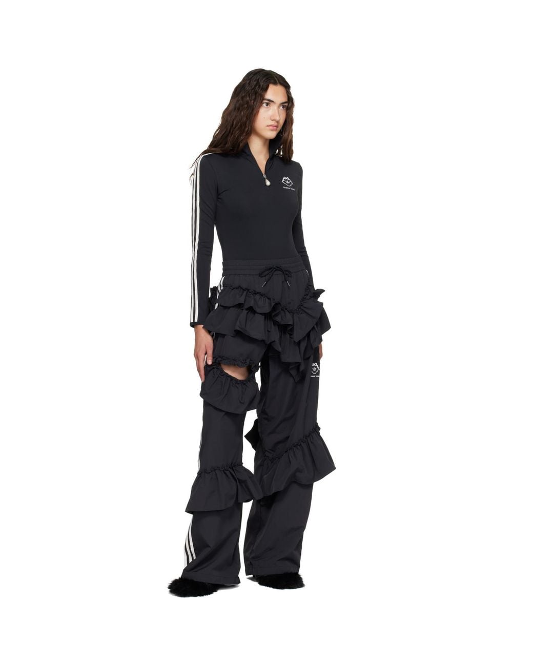 Simone Rocha Black Adidas Originals Edition Bodysuit