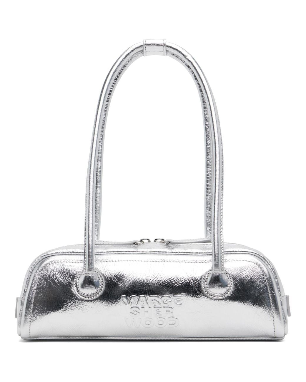 MARGE SHERWOOD Gray Soft Boston Ew Mini Bag