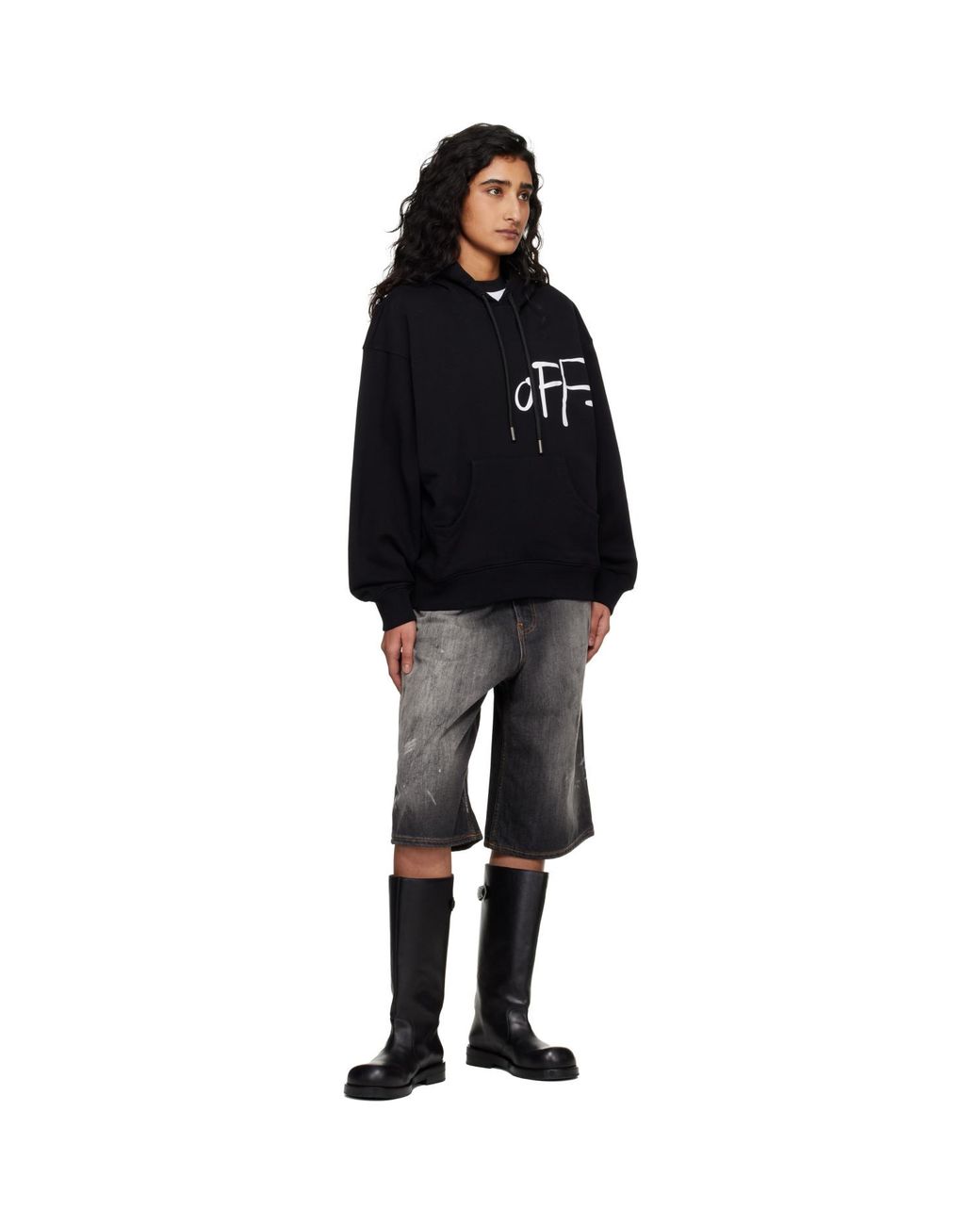Pull À Capuche Shared Noir Off-White c/o Virgil Abloh en coloris Black