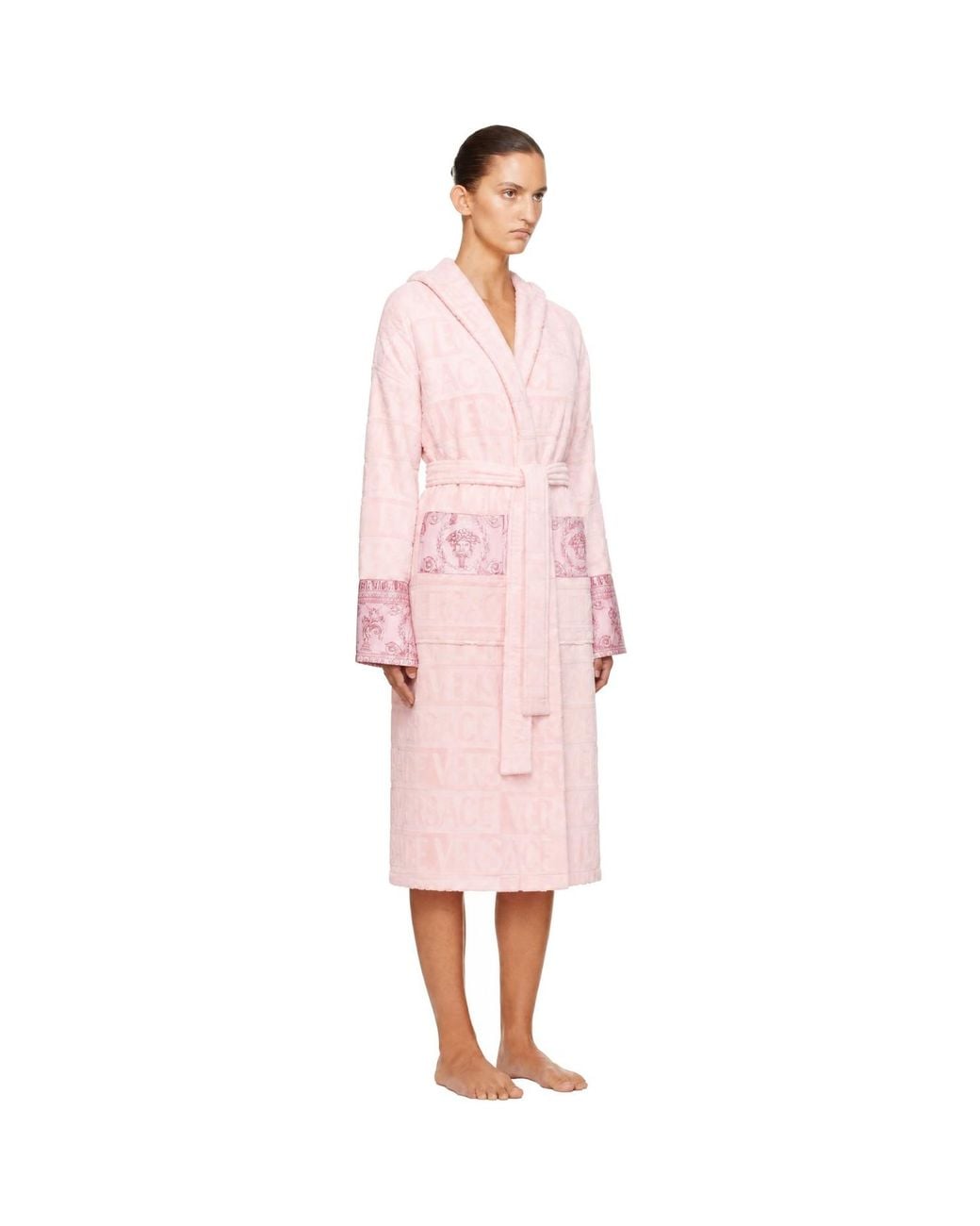 Versace Pink 'I Heart Baroque' Bathrobe