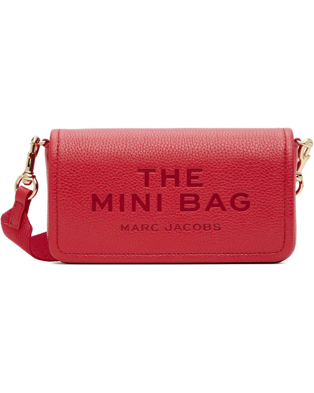 Marc Jacobs Red 'The Leather Mini' Bag