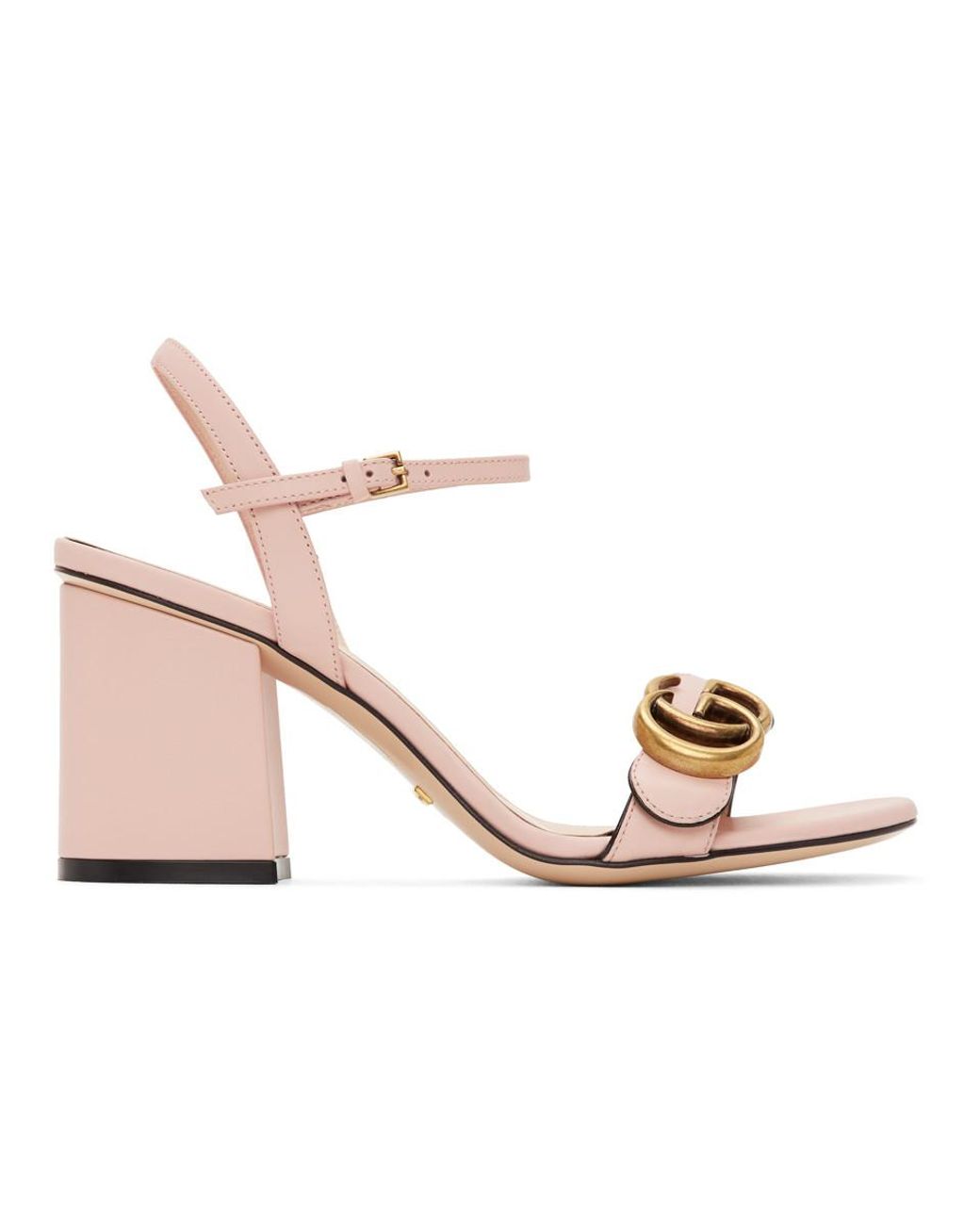 gucci marmont pink shoes