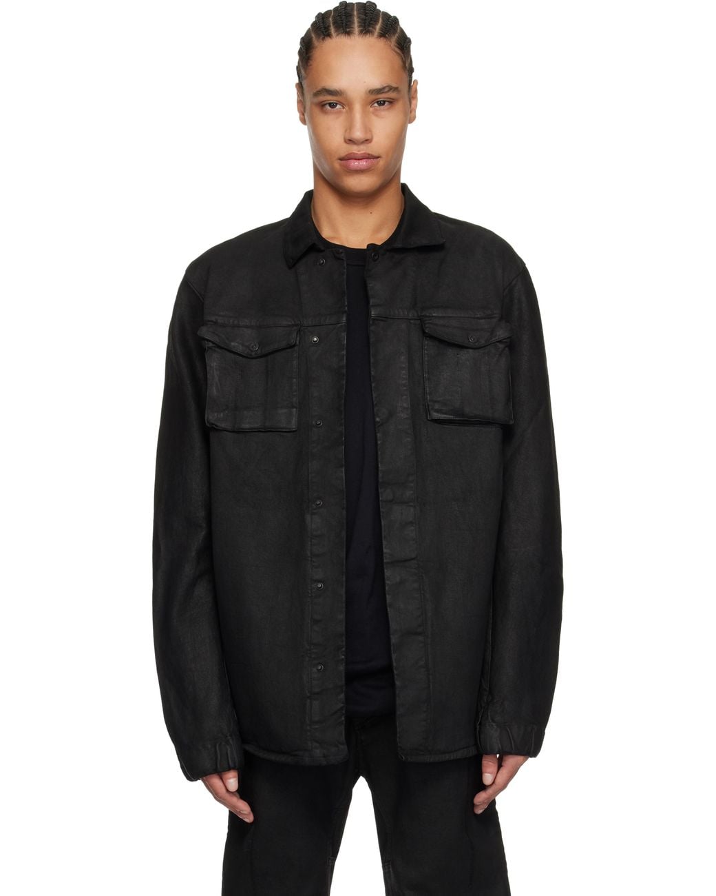 Gジャン/デニムジャケット 11by boris bidjan saberi denim jacket Boris Bidjan Saberi 11 Sib Denim Jacket in Black for Men | Lyst