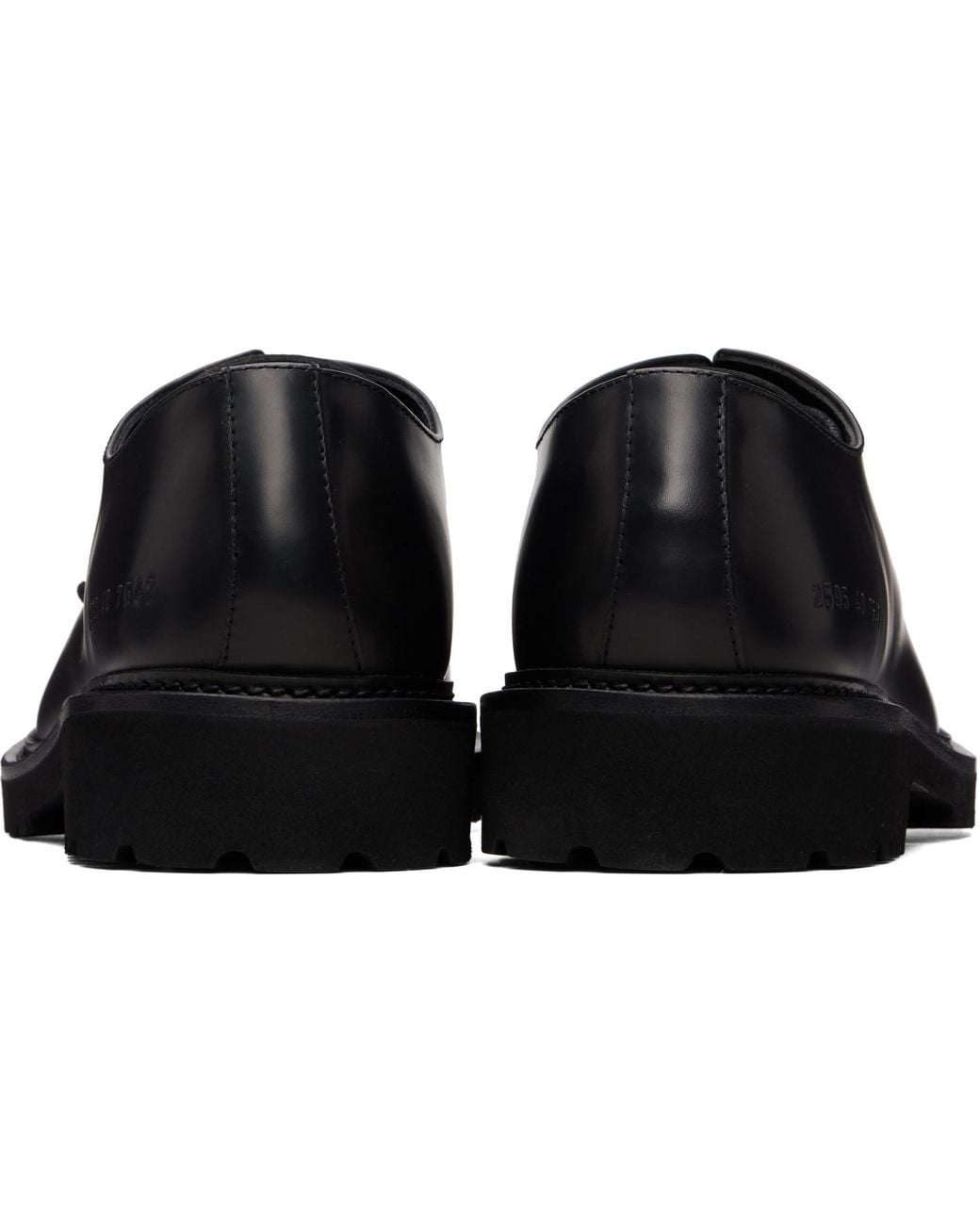 Common Projects Black Apron Derbys for men