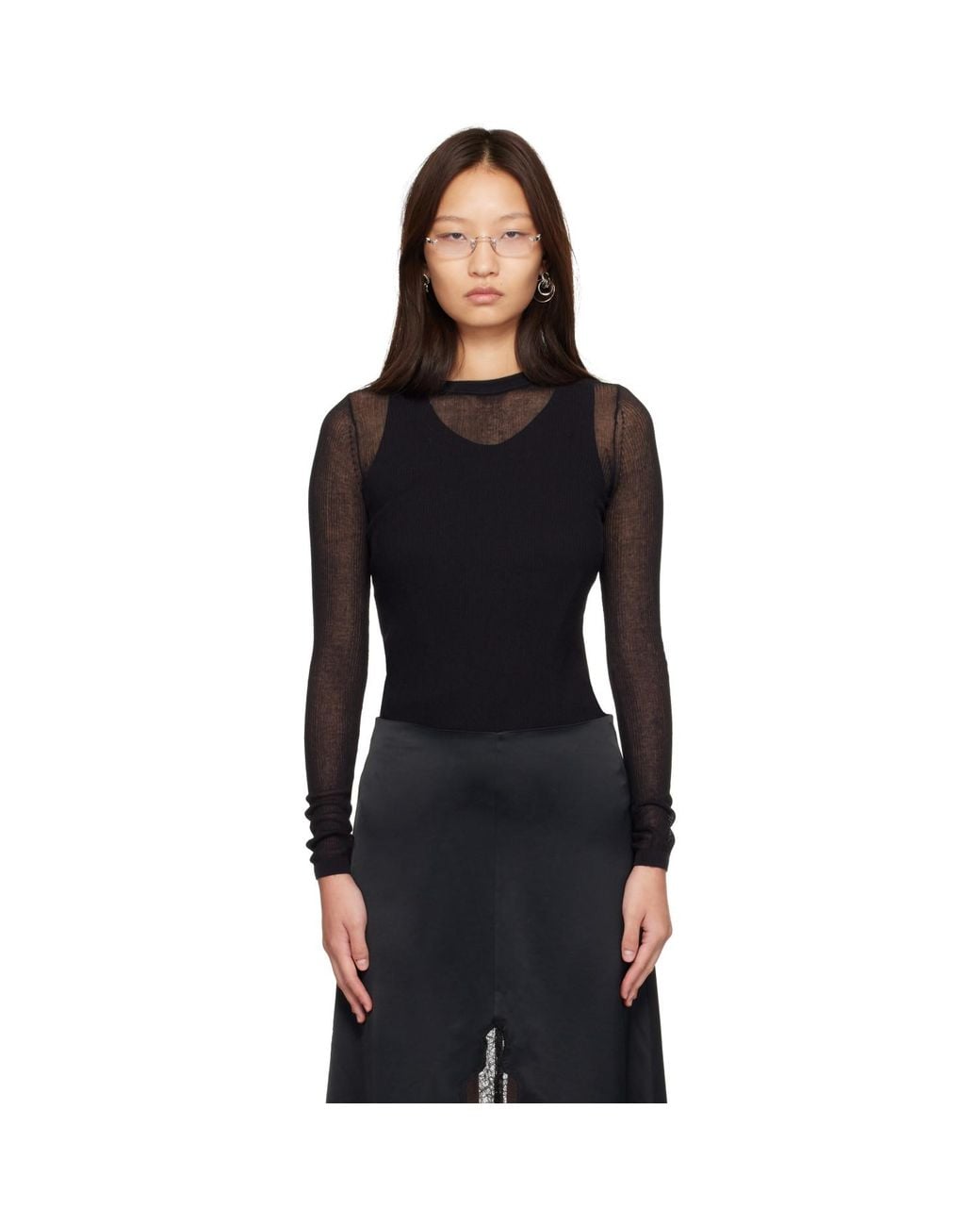 Anine Bing Black Tiana Sweater
