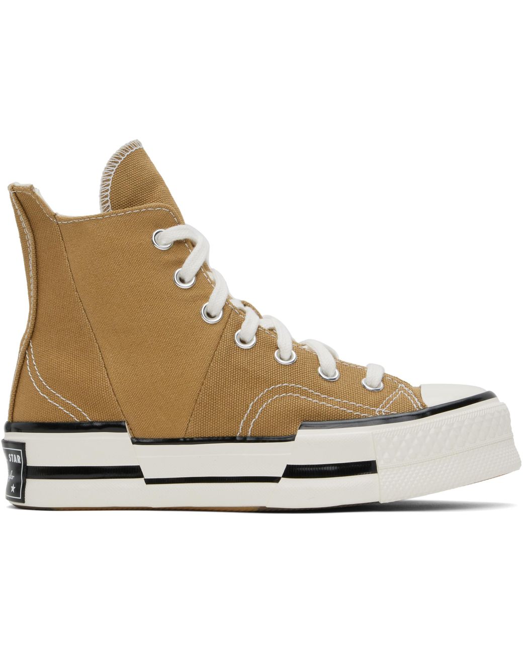 Tan high top sneakers womens sale