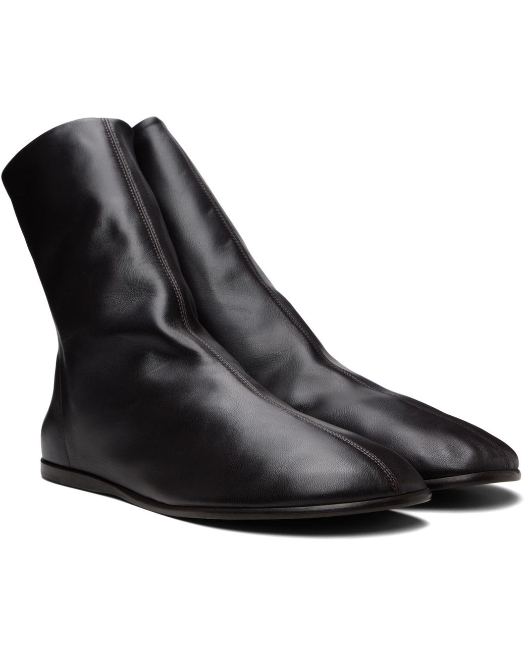 Lemaire Black Sock Boots for men