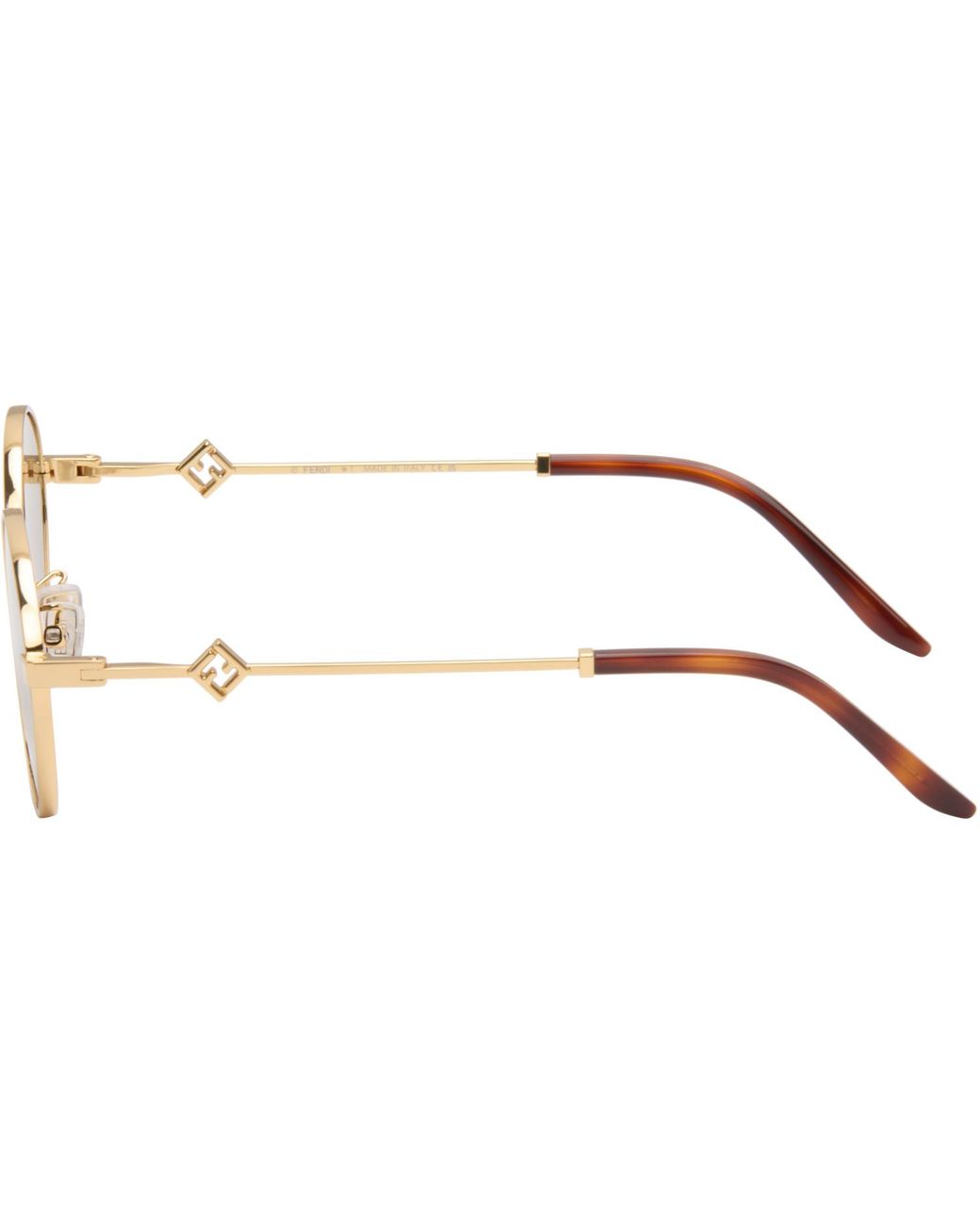 Fendi Brown Ff Diamonds Sunglasses
