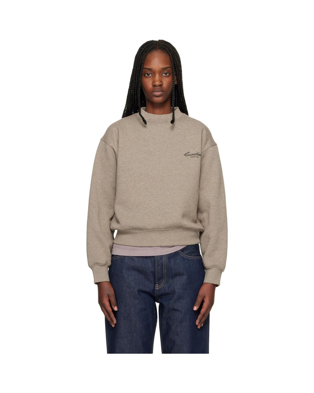 Fear Of God Blue Classic Crewneck Sweatshirt