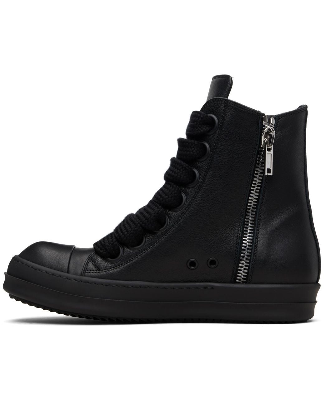Rick Owens Black Temple Jumbolace Sneaks Sneakers for men