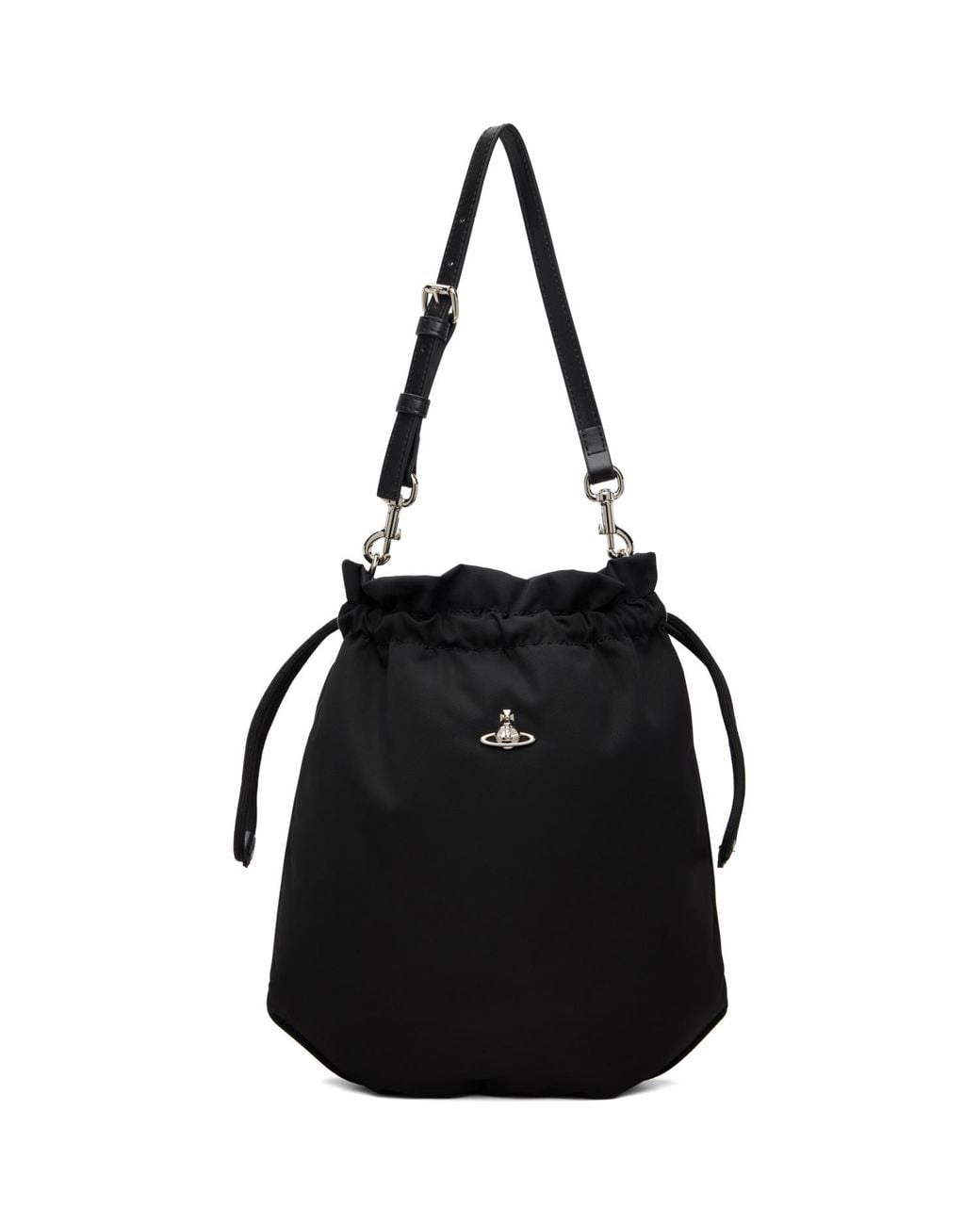 Vivienne Westwood Black Drawstring Bag