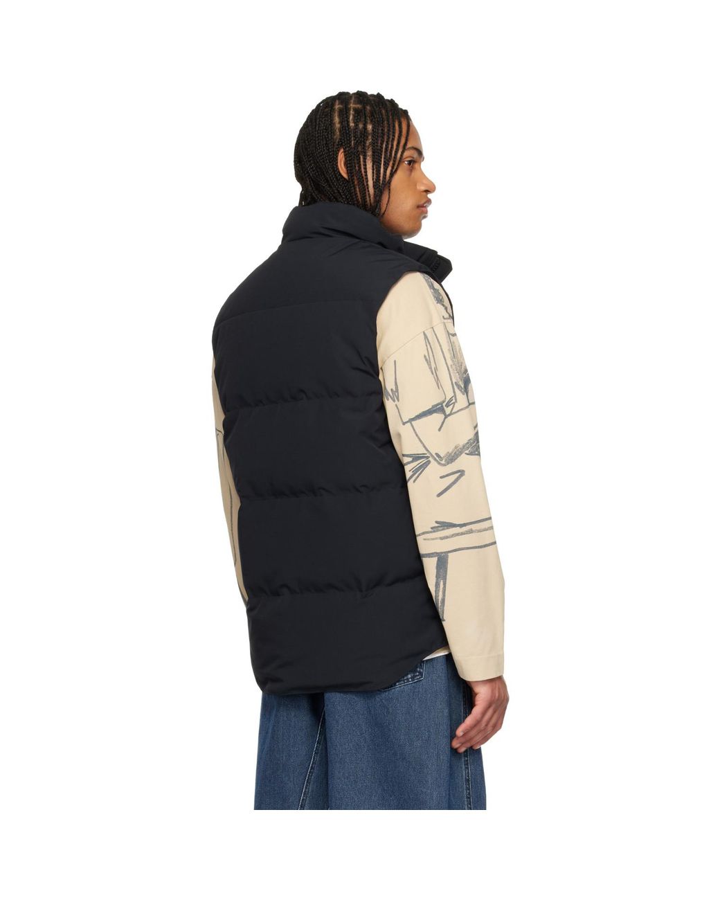 Canada Goose Black Garson Padded Arctic-Tech Gilet for men
