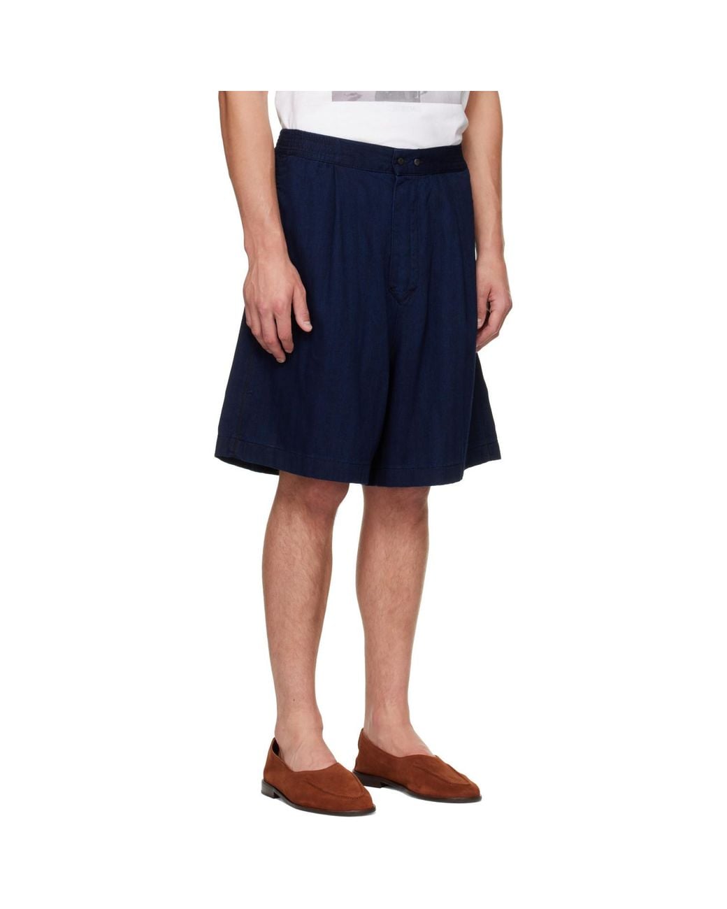 Jacquemus Blue 'The De-Nîmes Venice' Denim Shorts for men
