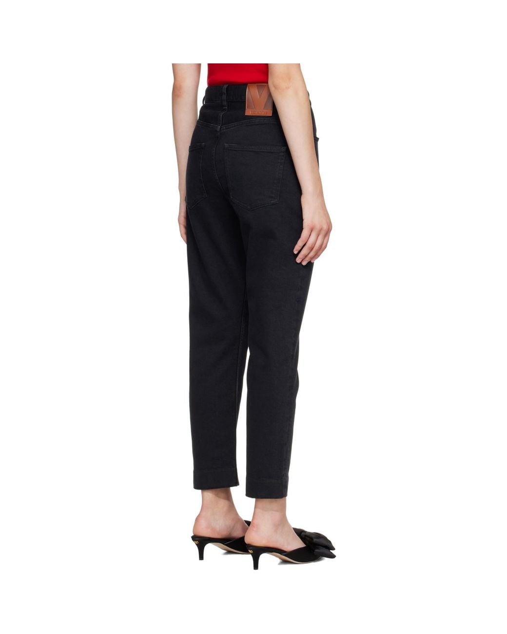 Valentino Black Stretch Denim Jeans