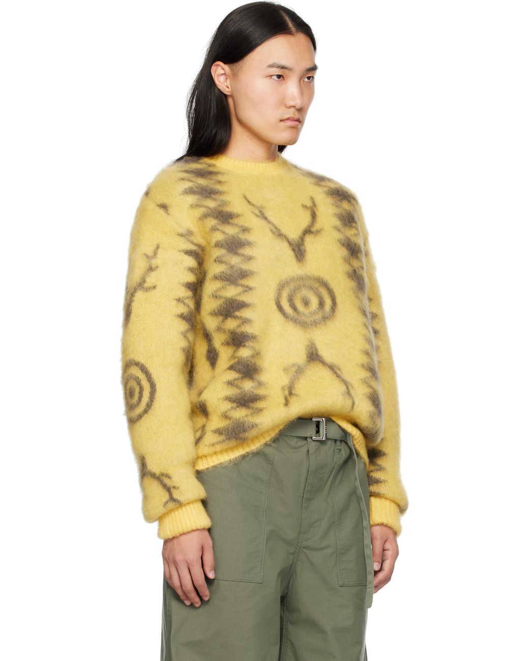 SOUTH2 WEST8 (サウス2 ウェスト8) : Mohair Crew Neck Sweater-Nordic