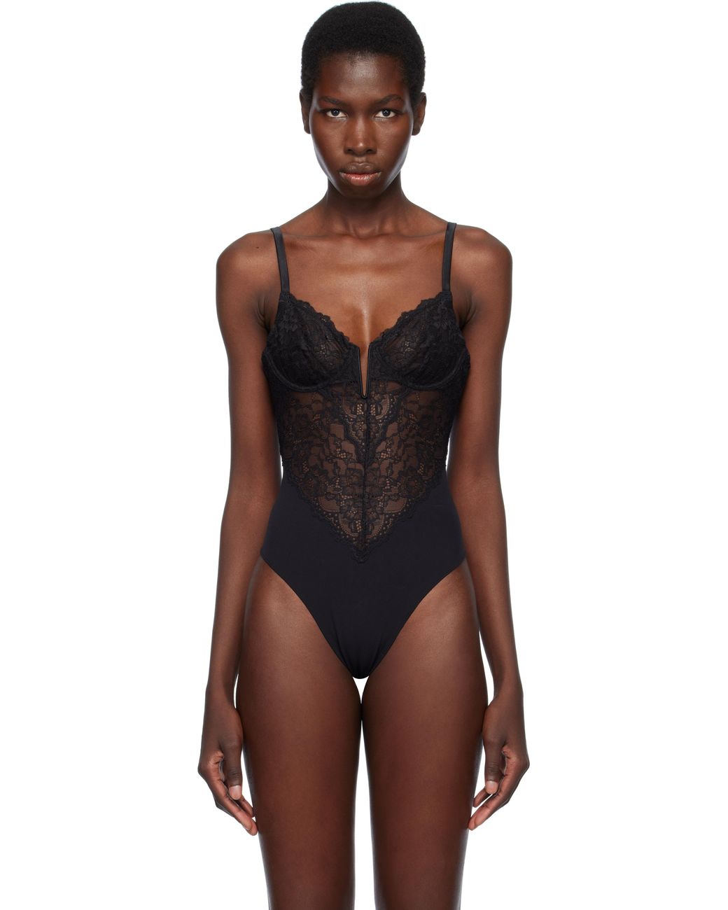 【関税込み】Fleur du Mal ブラック Bianca レースボディスーツ Fleur du Mal ブラック Bianca レースボディスーツ ブラック | Lyst