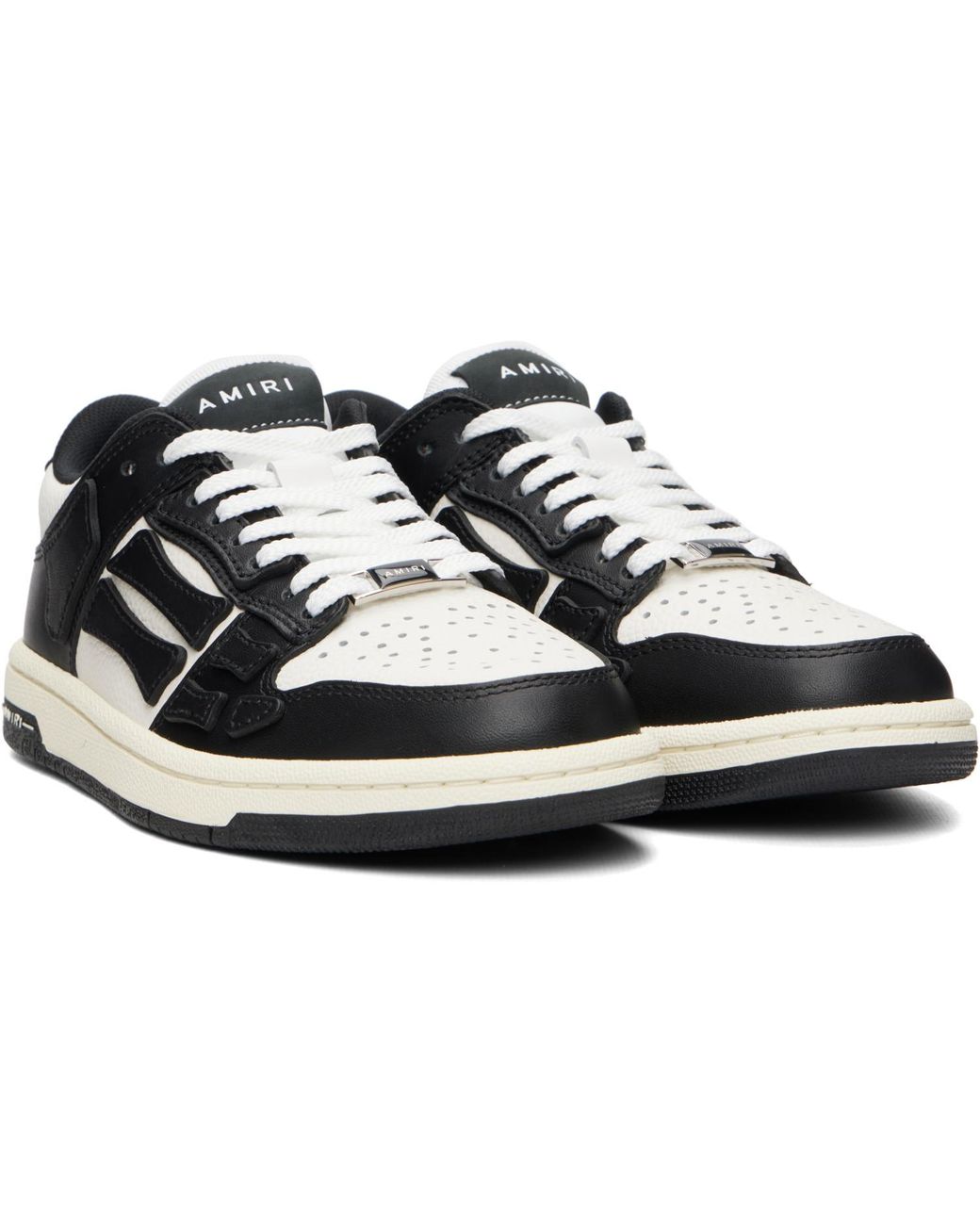 Amiri Black Skel-Top Low Sneakers