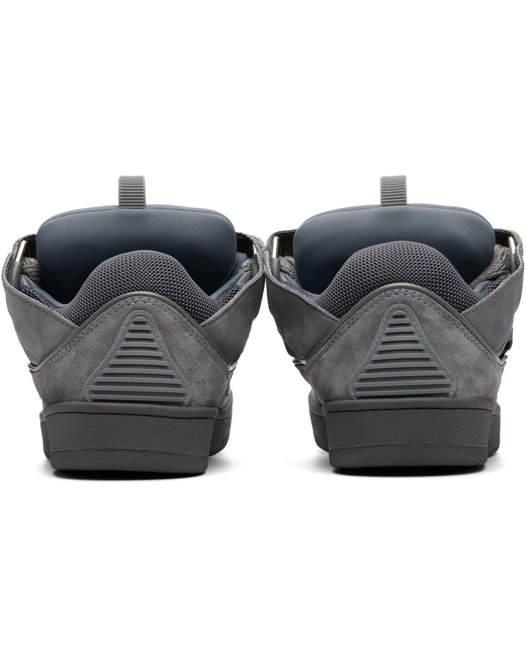 Lanvin Gray Monocolor Curb Sneakers