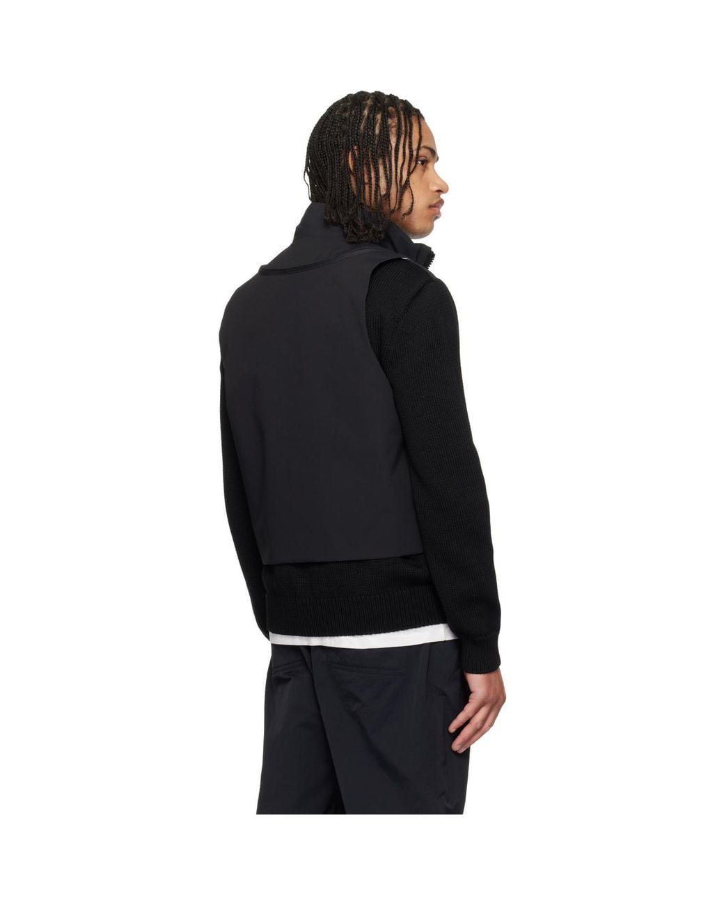 Moncler Black 'Matt' Spica 2-In-1 Vest for men