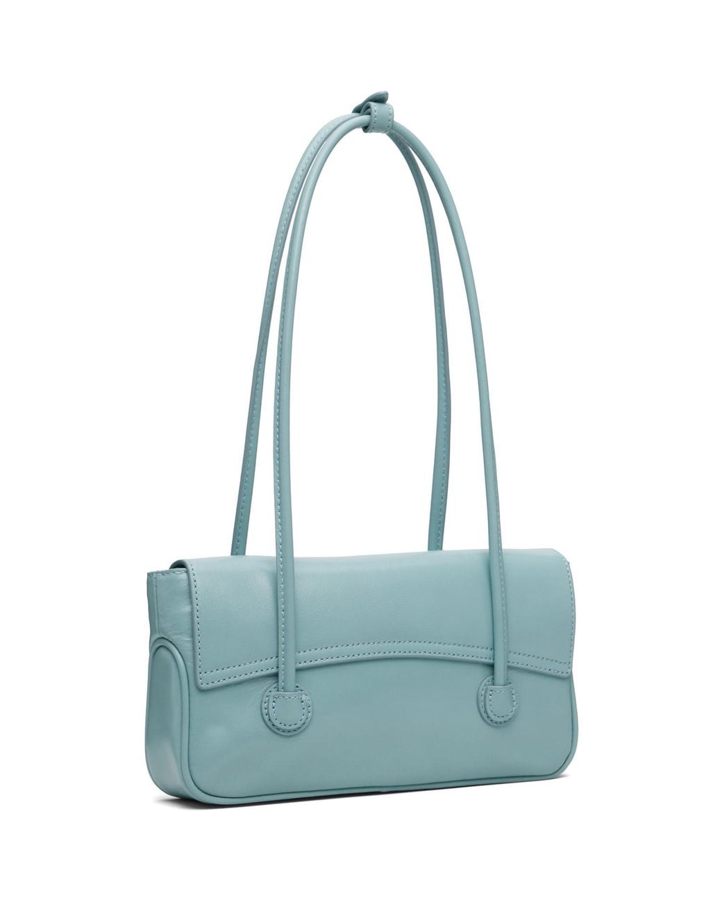 MARGE SHERWOOD Blue Flap Small Bag