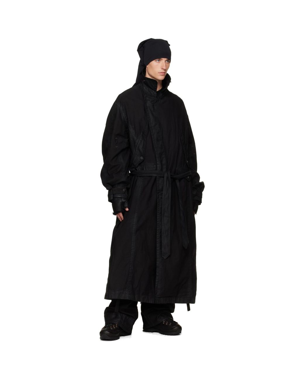 Julius Black Deckard Over Coat for men