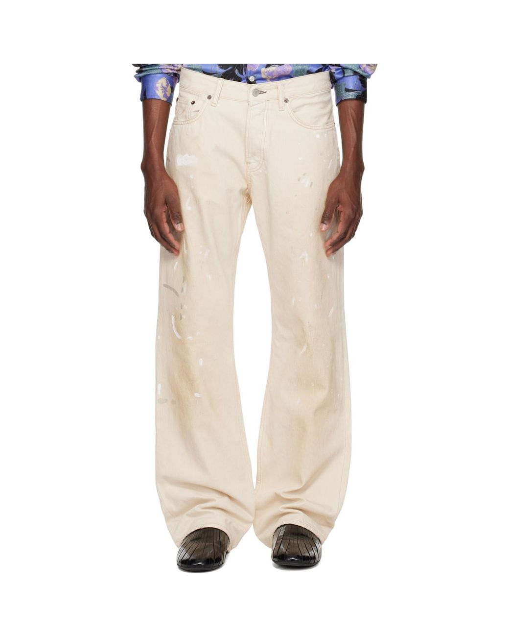Acne Natural Off- Regular Fit 2010M Jeans for men