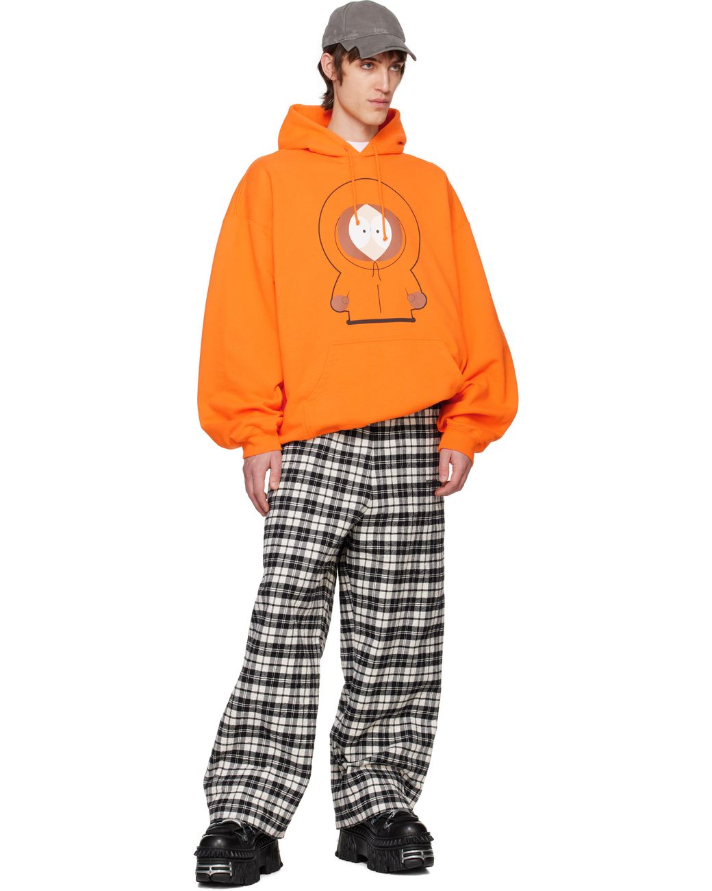 【VETEMENTS】オレンジ Kenny オーバーサイズ フーディ Buy Vetements Kenny Oversized Hoodie 'Orange' - UA66HD690O