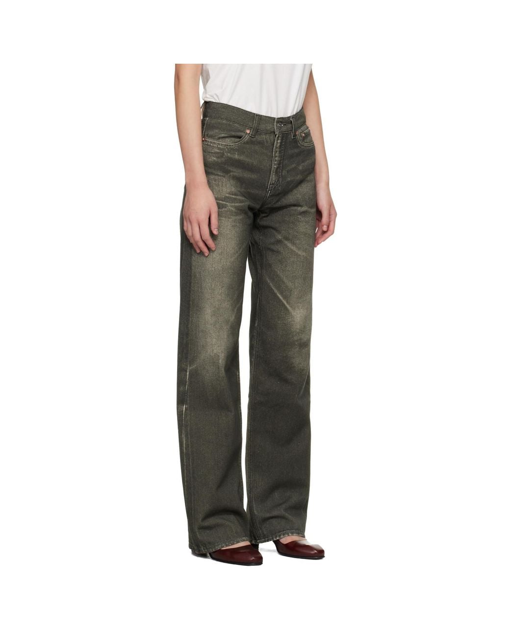 Our Legacy Black Wata Cut Jeans