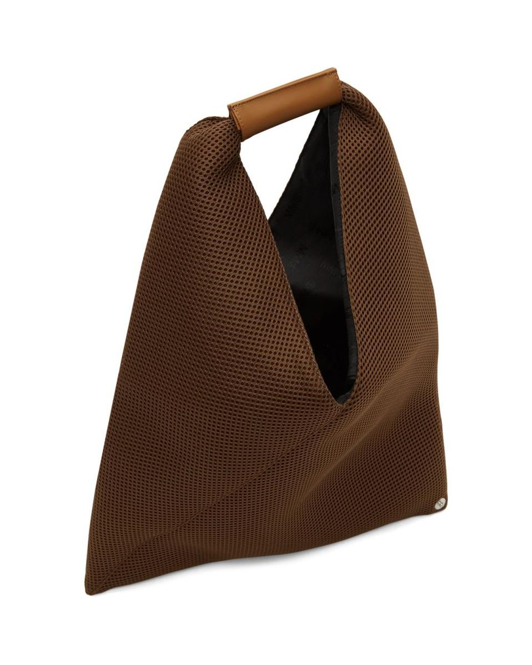 MM6 by Maison Martin Margiela Brown Small Triangle Tote | Lyst
