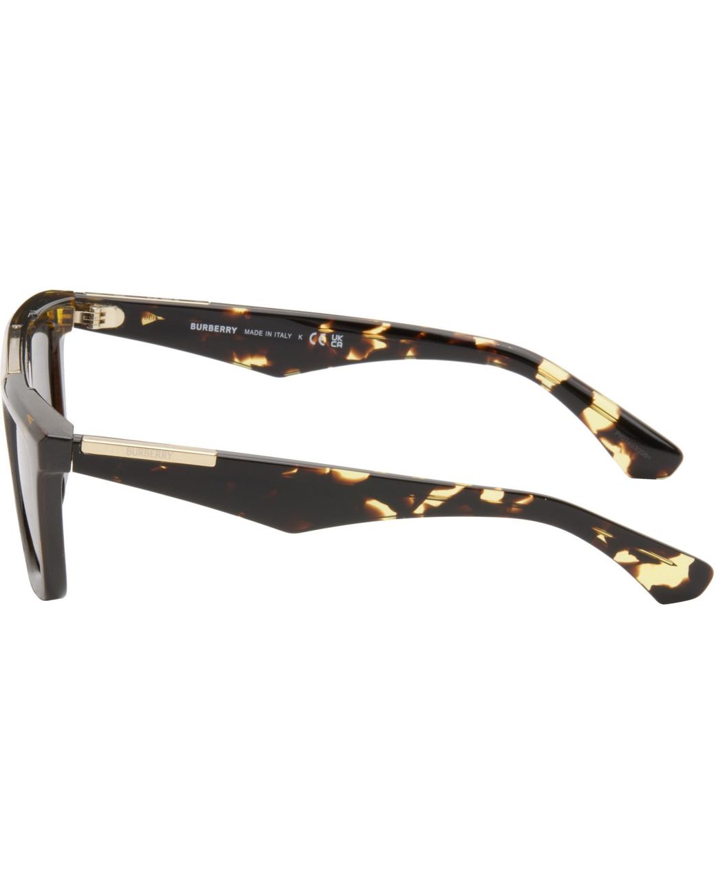 Burberry Gray Classic Rectangular Sunglasses for men