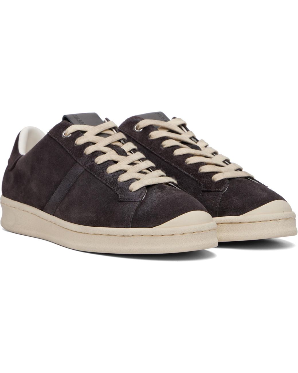 Jil Sander Black Calfskin Sneakers for men
