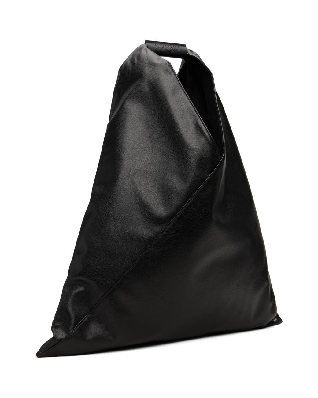 MM6 by Maison Margiela Black Classic Triangle Tote for men